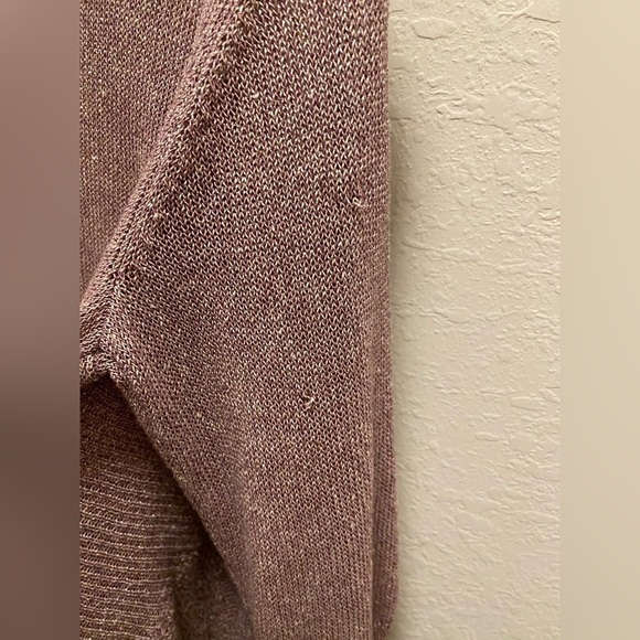 Eileen Fisher Linen Blend Open Front Knit Cardigan Size Petite Small - Picture 10 of 10